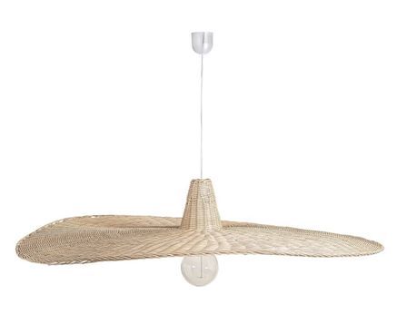 Suspension en rotin MAXEL – L’élégance sculpturale du naturel