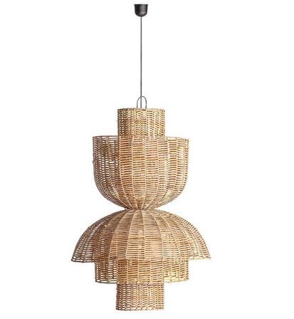 Suspension en rotin naturel LOZANE – Esprit bohème chic et savoir-faire artisanal