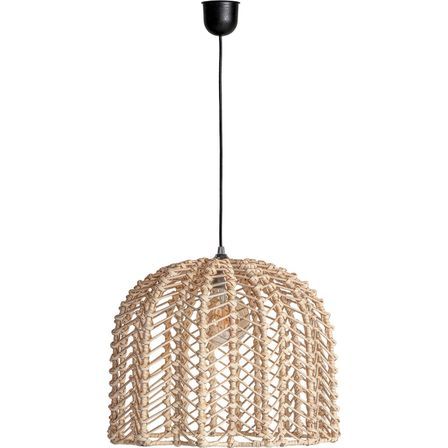 Suspension plissée en rotin LOZANE – Élégance naturelle & esprit Art Déco