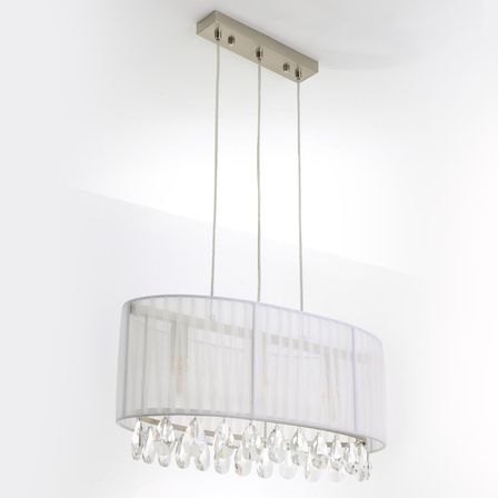 Suspension tissu blanc Nimalos