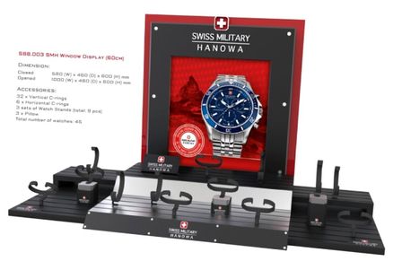 Swiss Military Hanowa Display 45 Pcs (60cm) - W580/1000 Xd460xh600 S88.003