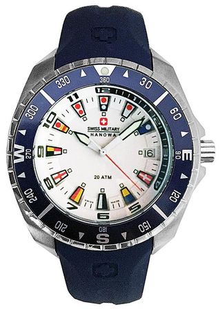Swiss Military Sealander Flags Gents Swiss Made 06-4102.04.001.03
