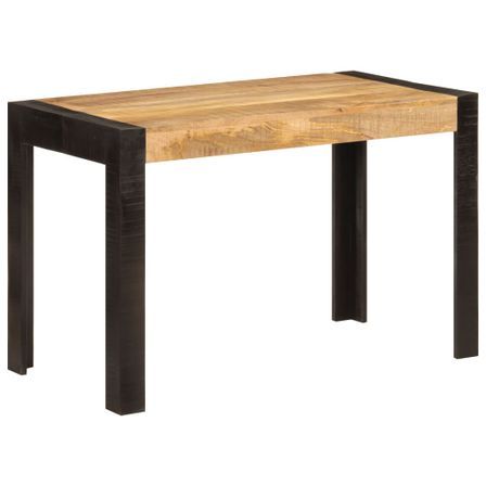 Table à dîner 120x60x76 cm bois de manguier massif