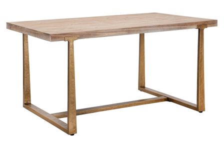 Table à manger Ankara bois métal design moderne