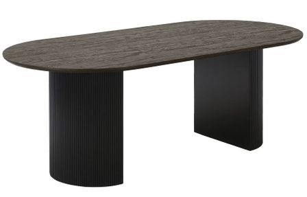 Table à manger ovale BOAVISTA 210 cm - Style naturel