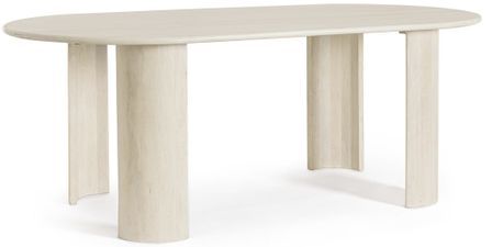 Table à manger ovale ORINDA 210 cm - Bois de manguie