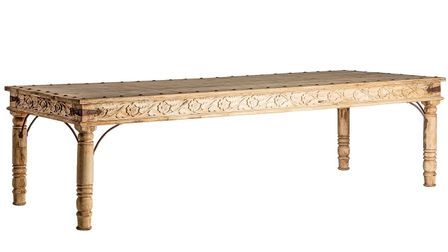 Table à manger bois massif de manguier Kadyan 280 cm