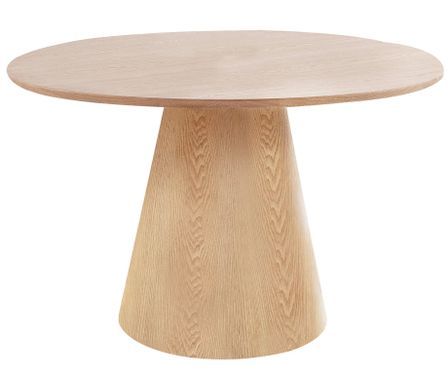 Table à manger ronde BOLTON Ø120 cm – Élégance naturelle et format convivial