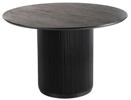 Table à manger ronde en bois massif VINCENT Ø120 cm