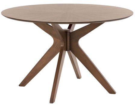 Table à manger ronde Kamila – Harmonie de charme et style naturel