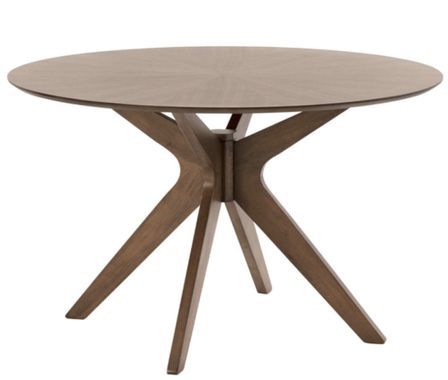 Table à manger ronde Kamila – Harmonie de charme et style naturel