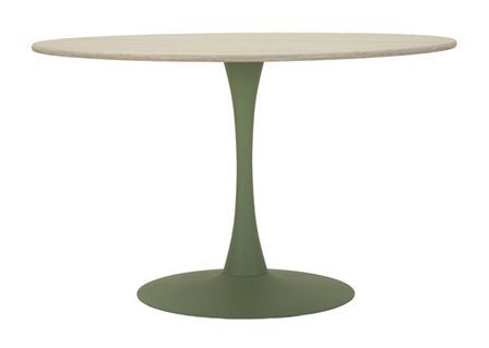 Table à manger Stockholm ronde verte design contemporain