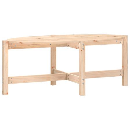 Table basse 118x63x45 cm Bois massif de pin