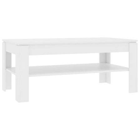 Table basse Blanc 110x60x47 cm