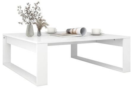 Table basse carrée en bois Luko 100 cm - Classique et intemporelle