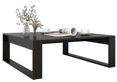 Table basse carrée en bois Luko 100 cm - Classique et intemporelle