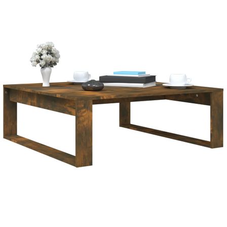 Table basse carrée en bois Luko 100 cm - Classique et intemporelle
