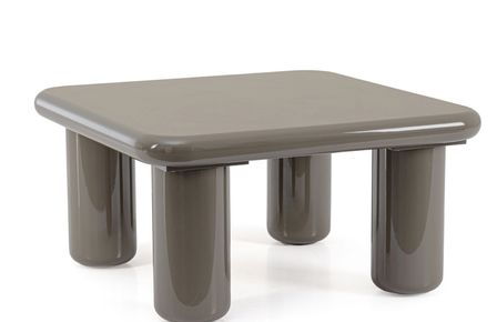 Table basse carrée OTILIA – Finition brillante