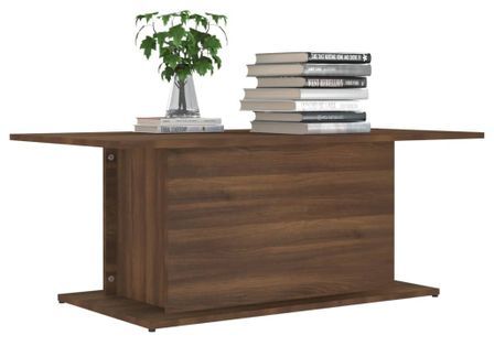 Table basse Chêne marron 102x55,5x40 cm