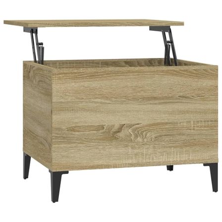 Table basse Chêne sonoma 60x44,5x45 cm Bois d'ingénierie