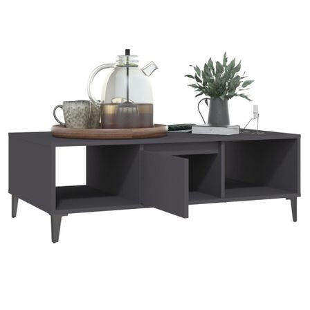 Table basse Gris 103,5x60x35 cm