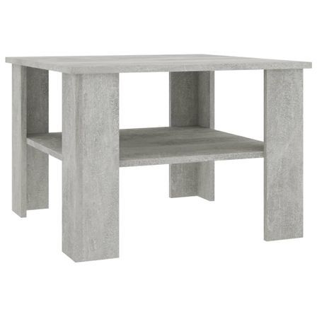 Table basse Gris ciment 60 x 60 x 42 cm