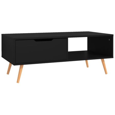 Table basse Noir 100x49,5x43 cm
