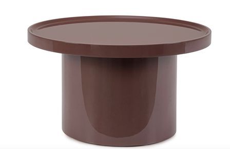 Table basse ronde OTILIA – finition brillante