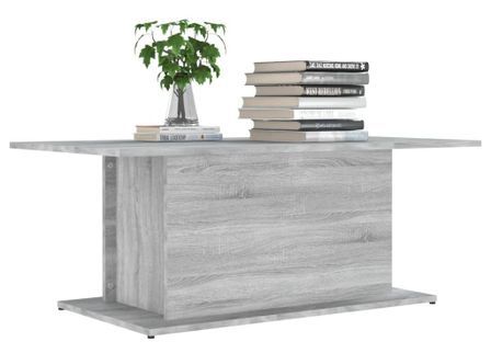 Table basse Sonoma gris 102x55,5x40 cm