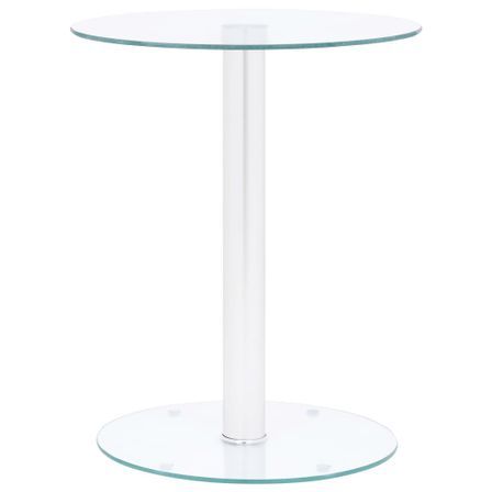 Table basse Transparent 40 cm Verre trempé