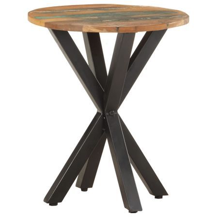 Table d'appoint 48x48x56 cm Bois de récupération massif