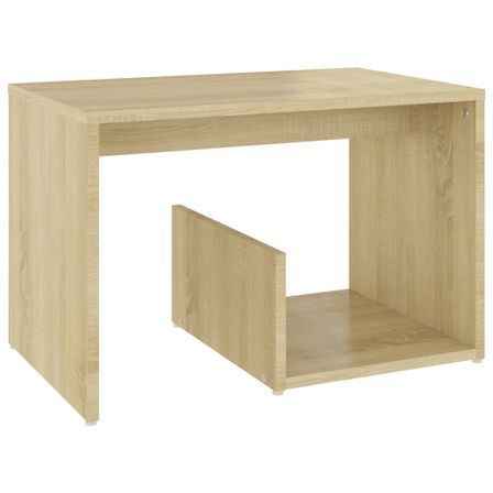 Table d'appoint Chêne sonoma 59x36x38 cm