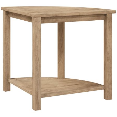 Table d'appoint de salle de bain 45x45x45cm bois de teck solide