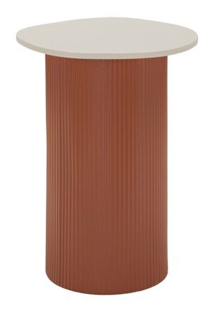 Table d’appoint effet marbre design compact élégant Frankfurt