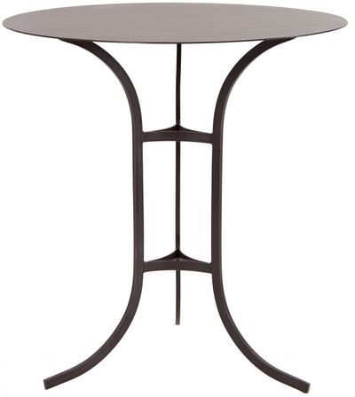 Table d'appoint industriel forgeage marron patine Burak