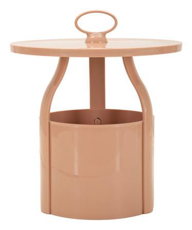 Table d'appoint iris rose cm ø 44 x 43