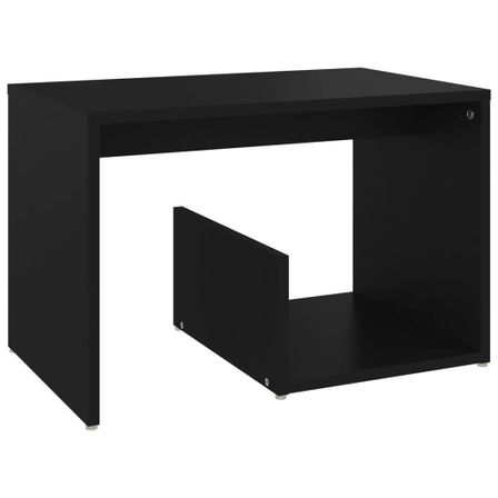 Table d'appoint Noir 59x36x38 cm
