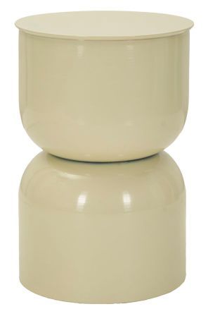 Table d'appoint oyi crème cm ø 31 x 46