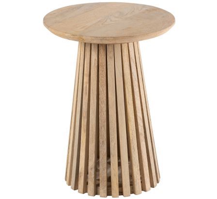 Table d'appoint ronde en bois massif VINCENT Ø40 cm