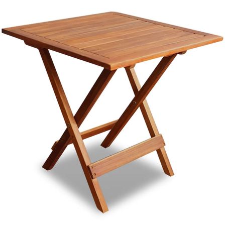 Table de bistro 46x46x47 cm Bois d'acacia massif