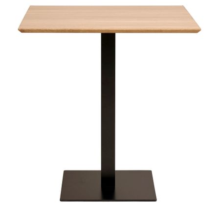 Table de café FANO 70 cm – Bois clair ou noir – Design minimaliste