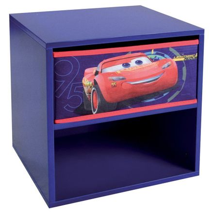 Table de chevet 1 tiroir 1 niche Cars Disney