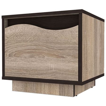 Table de chevet chêne clair Eneva 1 tiroir