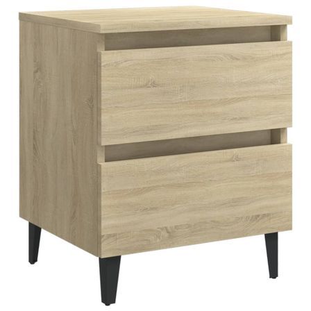 Table de chevet Chêne sonoma 40x35x50 cm