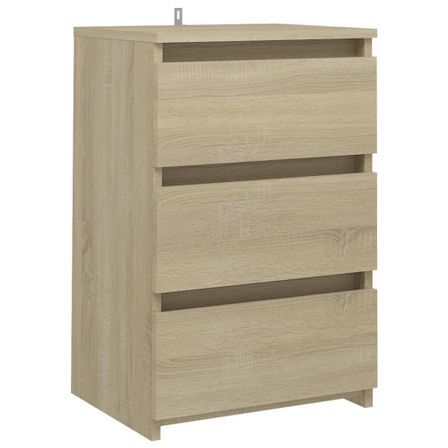 Table de chevet Chêne sonoma 40x35x62,5 cm