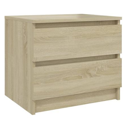 Table de chevet Chêne sonoma 50x39x43,5 cm