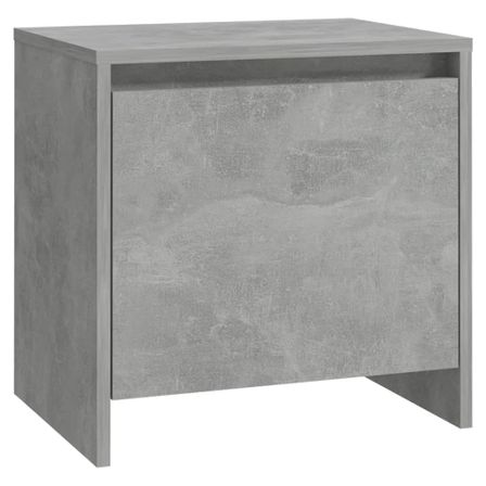 Table de chevet Gris béton 45x34x44,5 cm