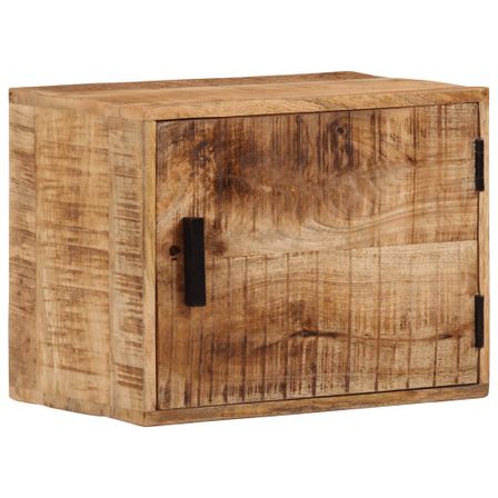 Table de chevet murale 40x30x25 cm bois de manguier massif