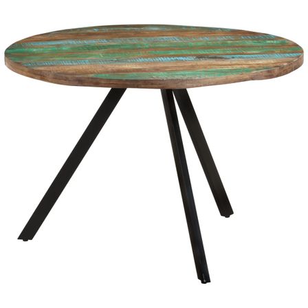 Table de salle à manger 110x75 cm Bois massif de récupération