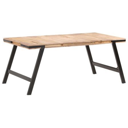 Table de salle à manger 180x90x76 cm Bois de manguier massif 4